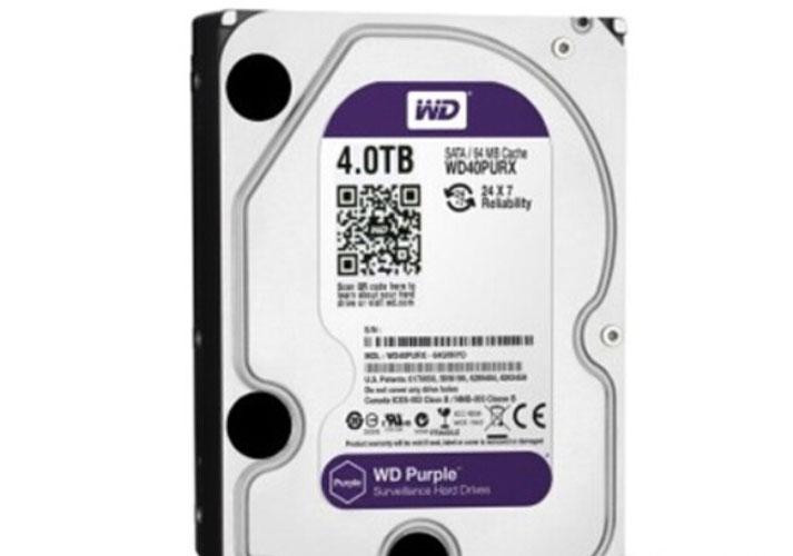 监控硬盘:西部数据4TB(WD40PURX)